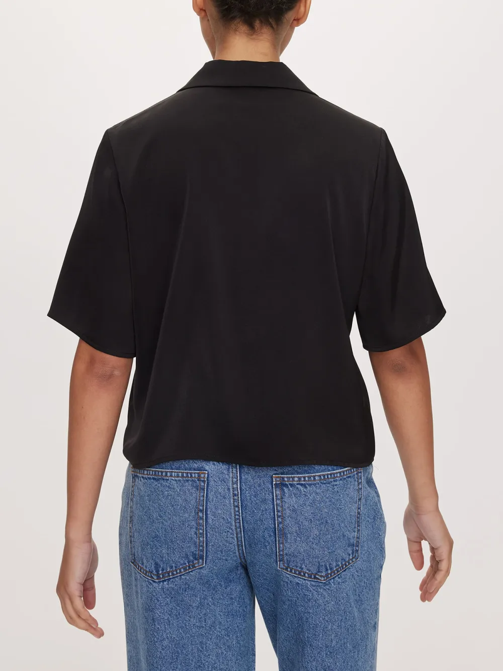 Casual Style Satin Shirt