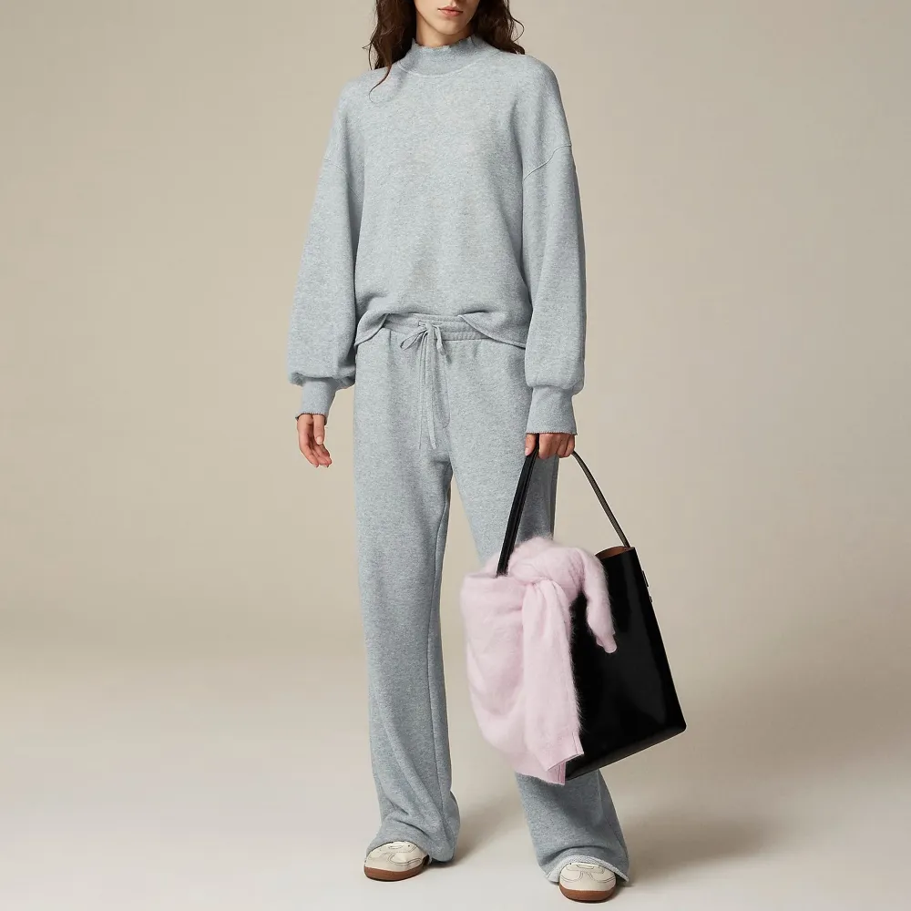 Casual Grey Cotton Sweatshirts