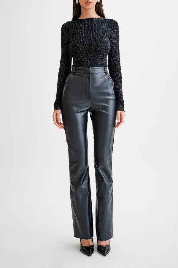 Long Sleeve Diamante Bodysuit