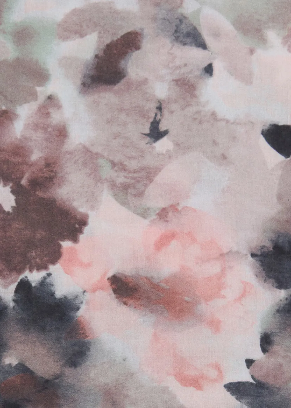 Light Pink Casual Style Floral Print  Scarf