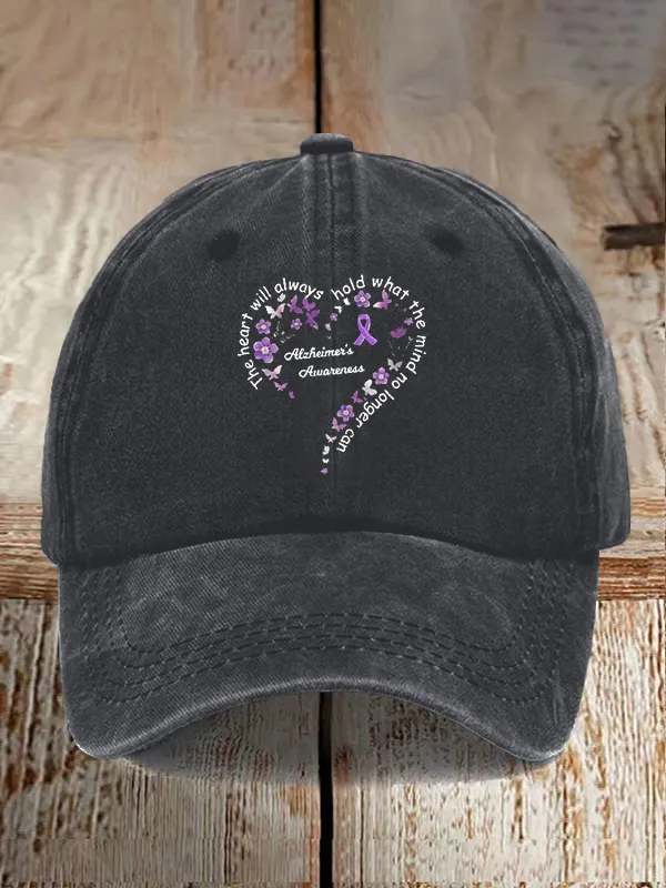Alzheimer'S Casual Printed  Baseball Caps