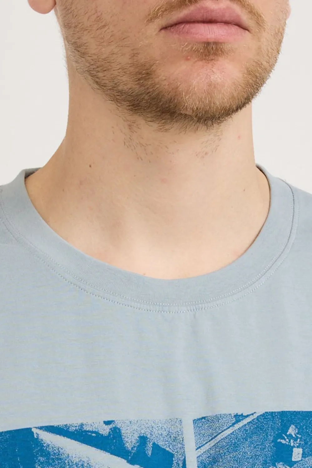 Joy Machine Tee Light Blue