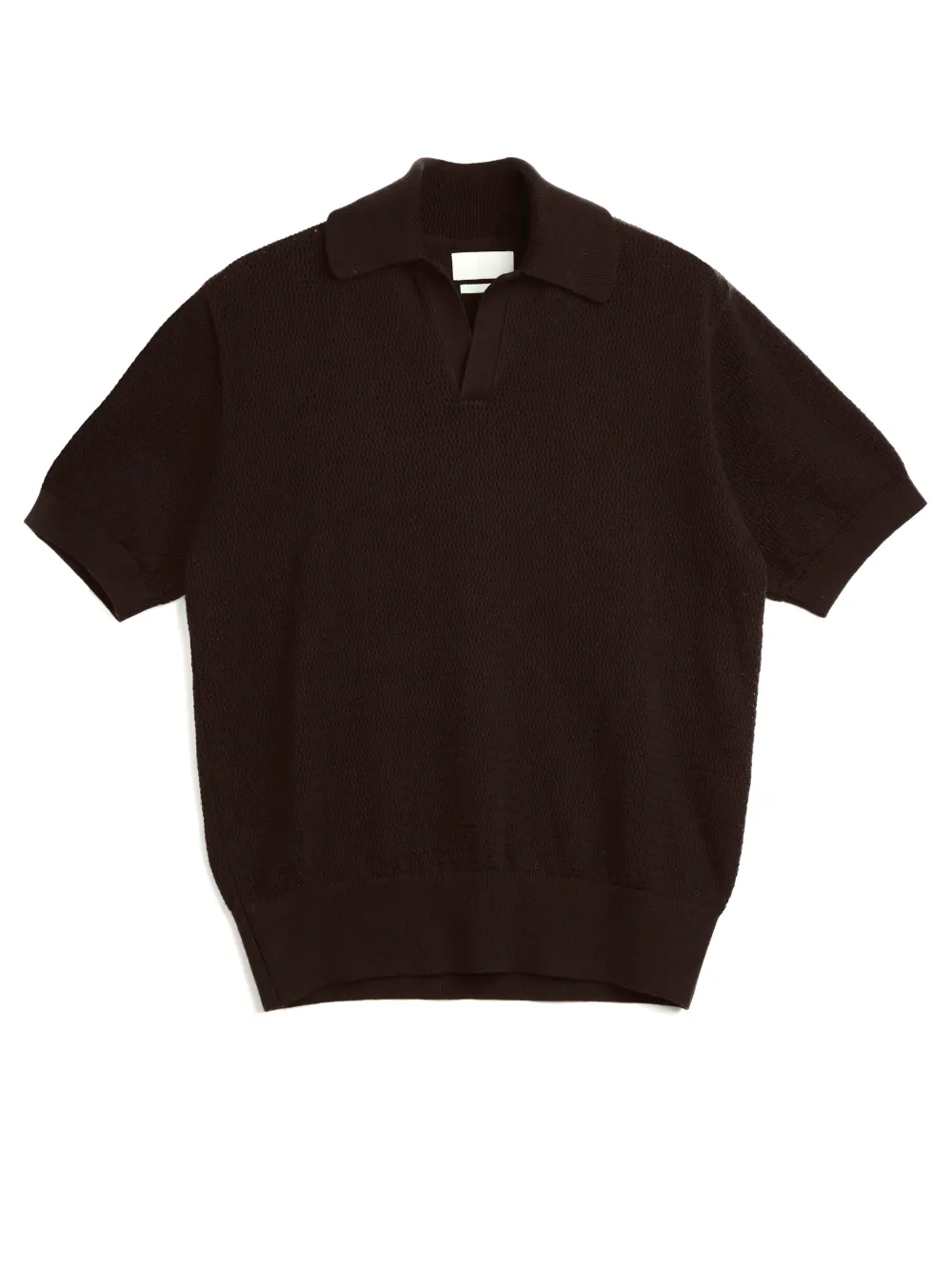 Brown Short Sleeve Polo Shirt