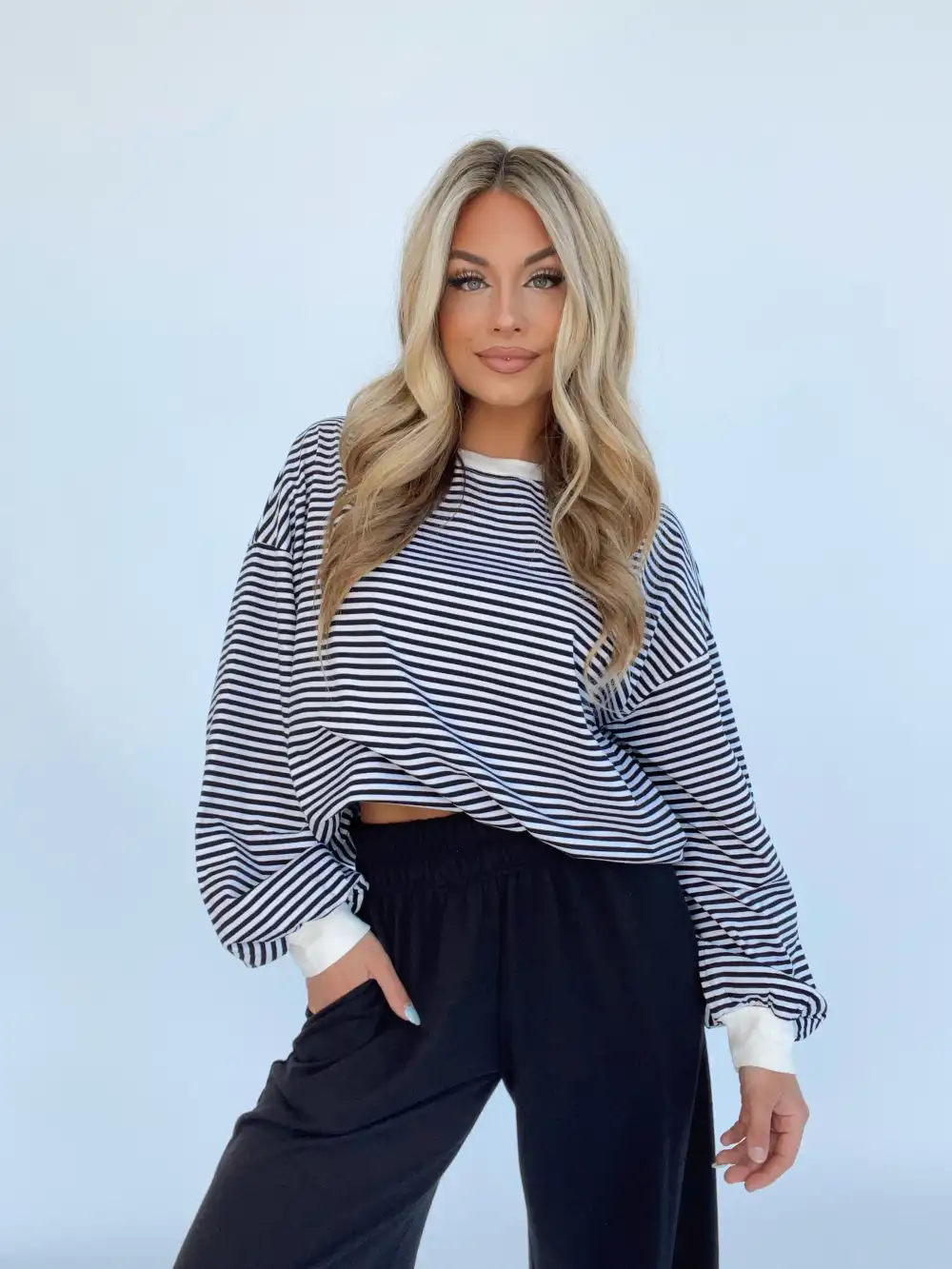 Striped Tunic Top