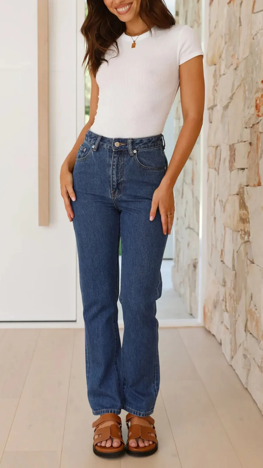 Organic Straight Leg Jeans