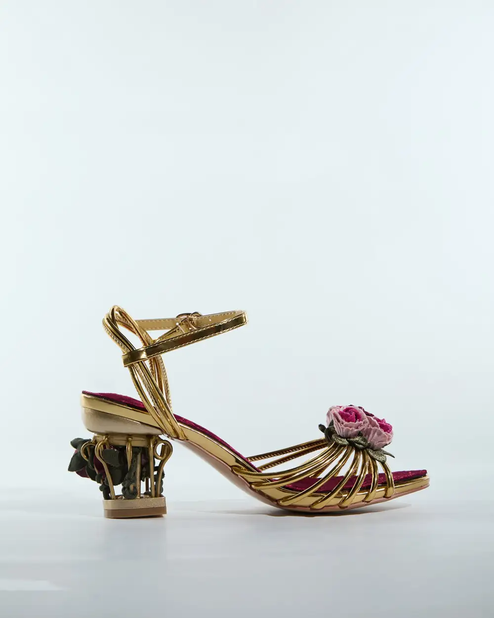 Rose Cage Heels