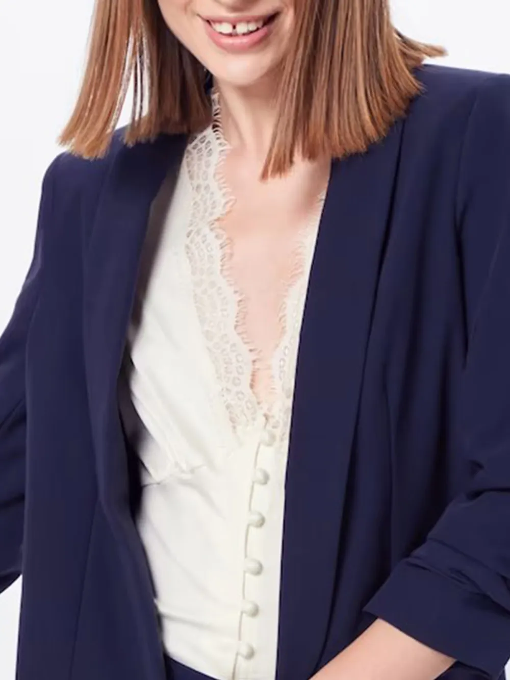 Plain Colored Soft Feel Blazer