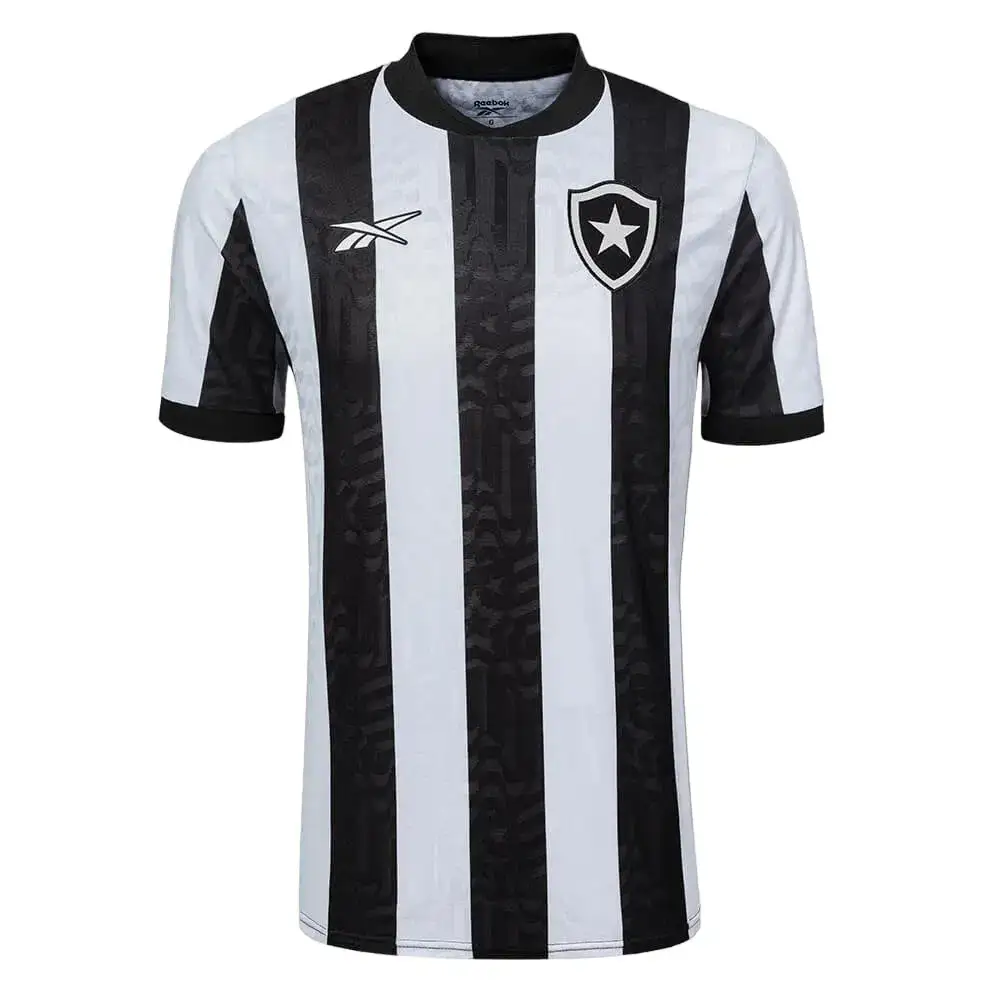 Camisa Botafogo Home 23/24 - Preta e Branca - LANÇAMENTO