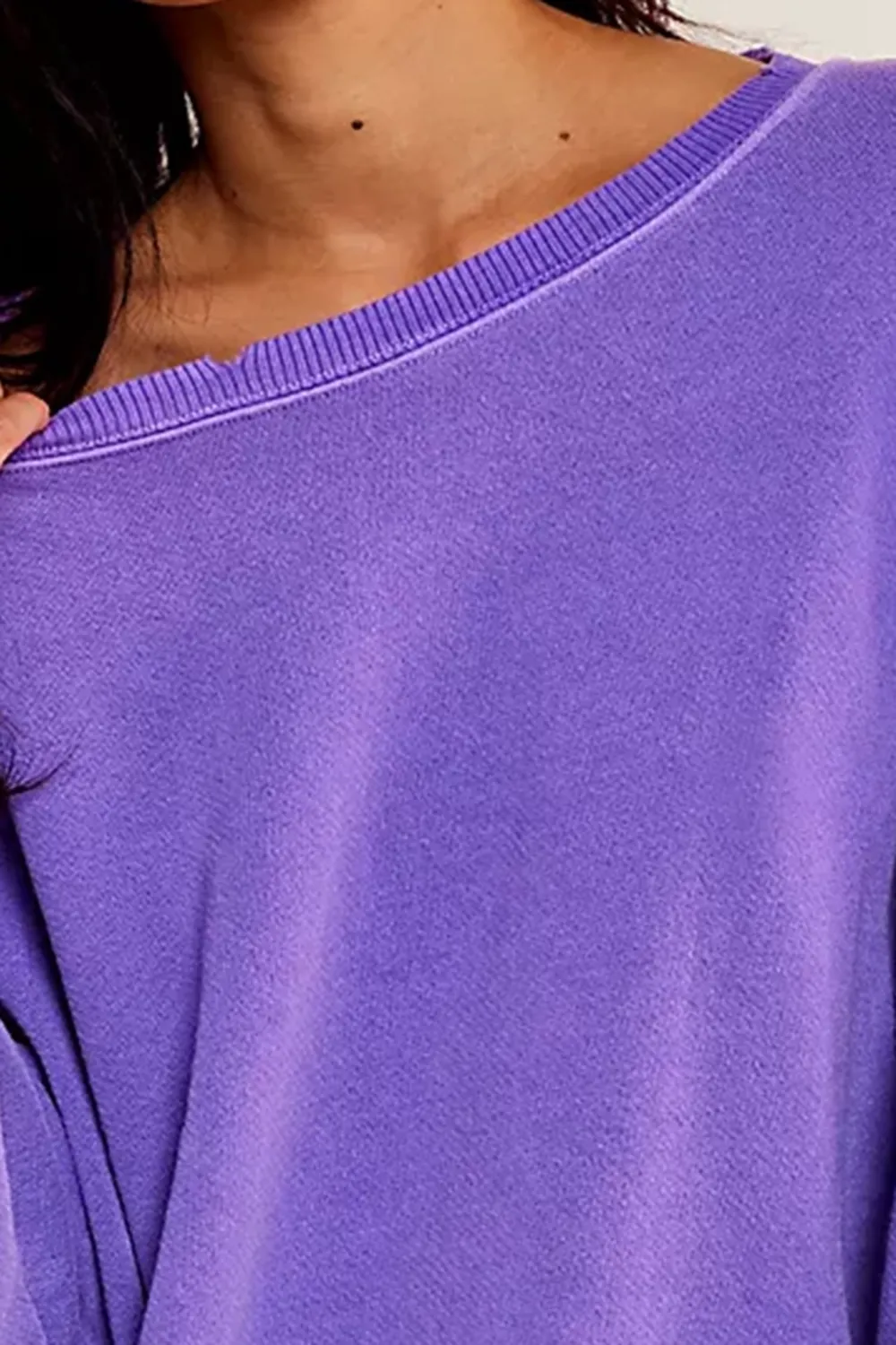 Oversized Crew Neck Sweatshirt