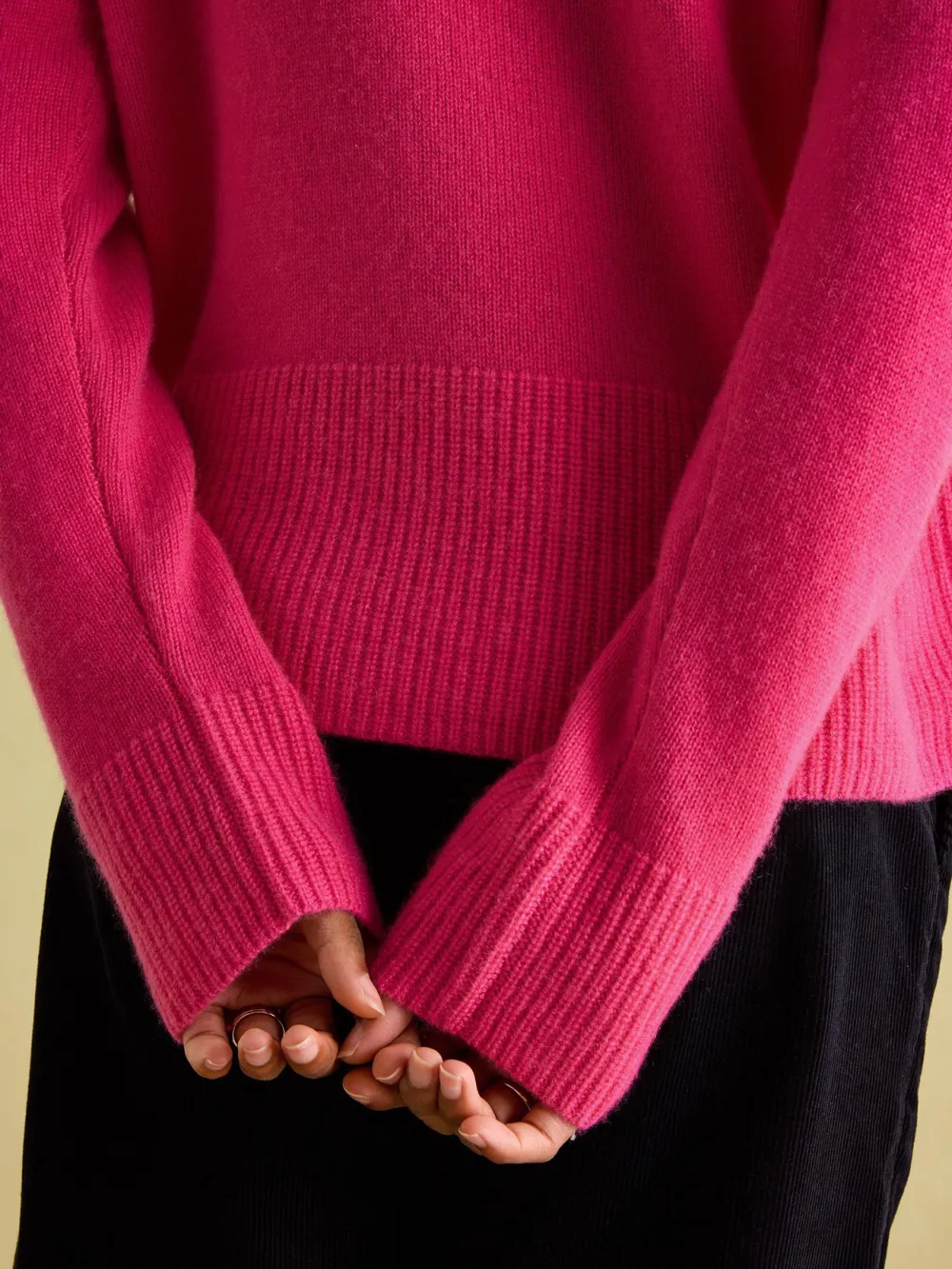 Red 100% Cashmere Jumper