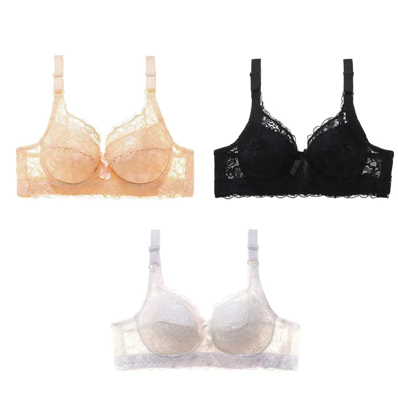 Plus Size Sexy Crop Top Push-up Bras 48D