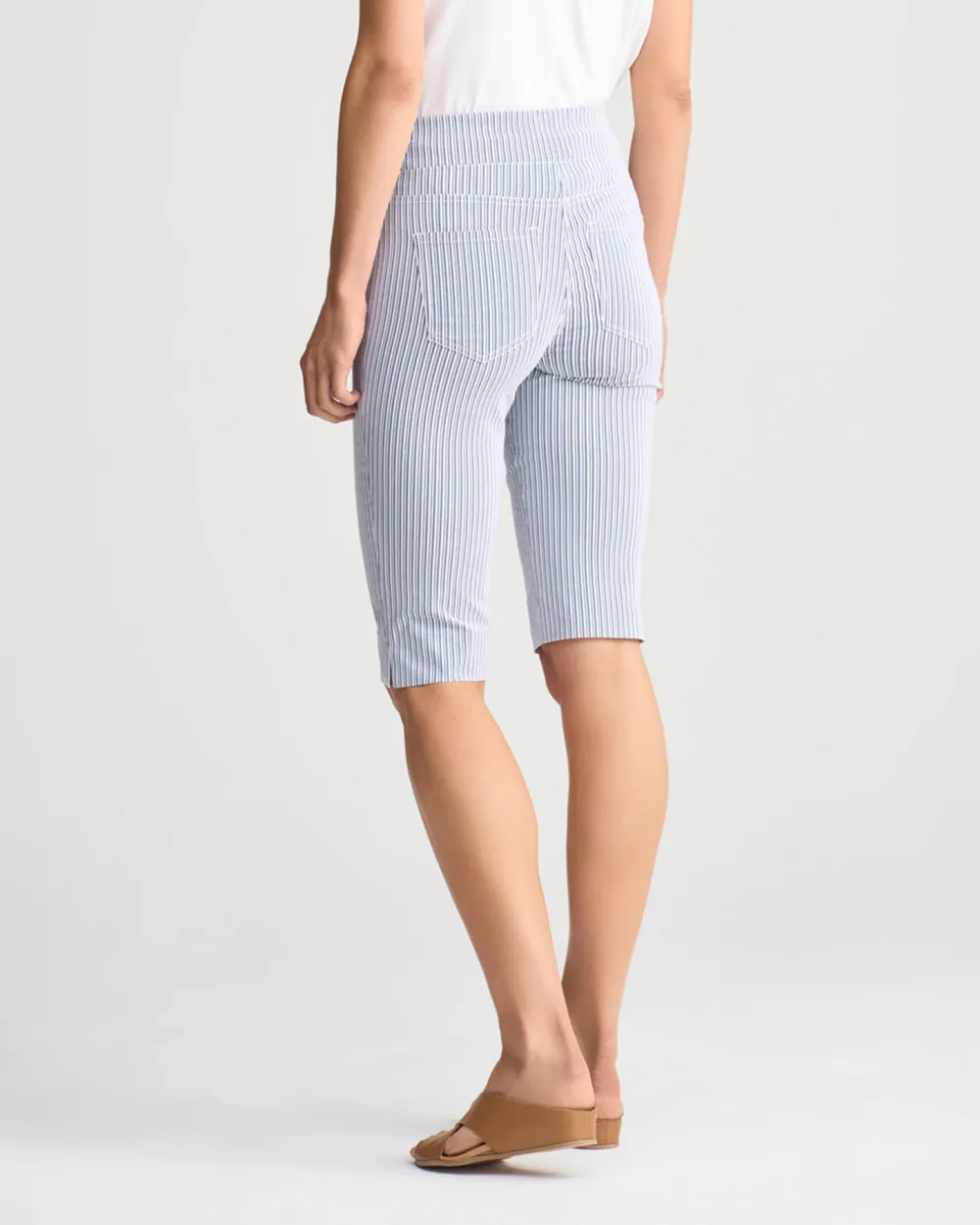 Checkered Knee Length Shorts