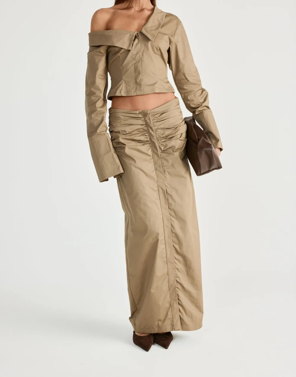 Three Dimensional Cut Breathable Skirt