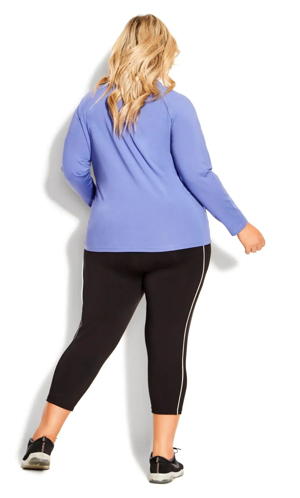 Ave Leisure Purple Zip Through Active Jacket