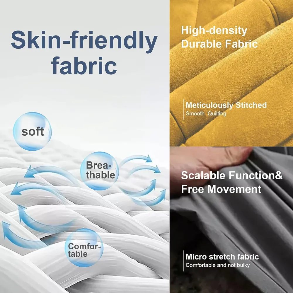 Women's Warm Winter Coat Velvet Puffer Jacket Quilted Faux Fur Hood