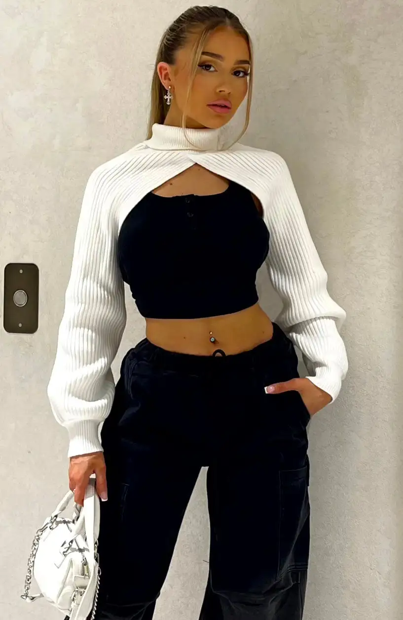 Strollin' Downtown Bolero - Ivory