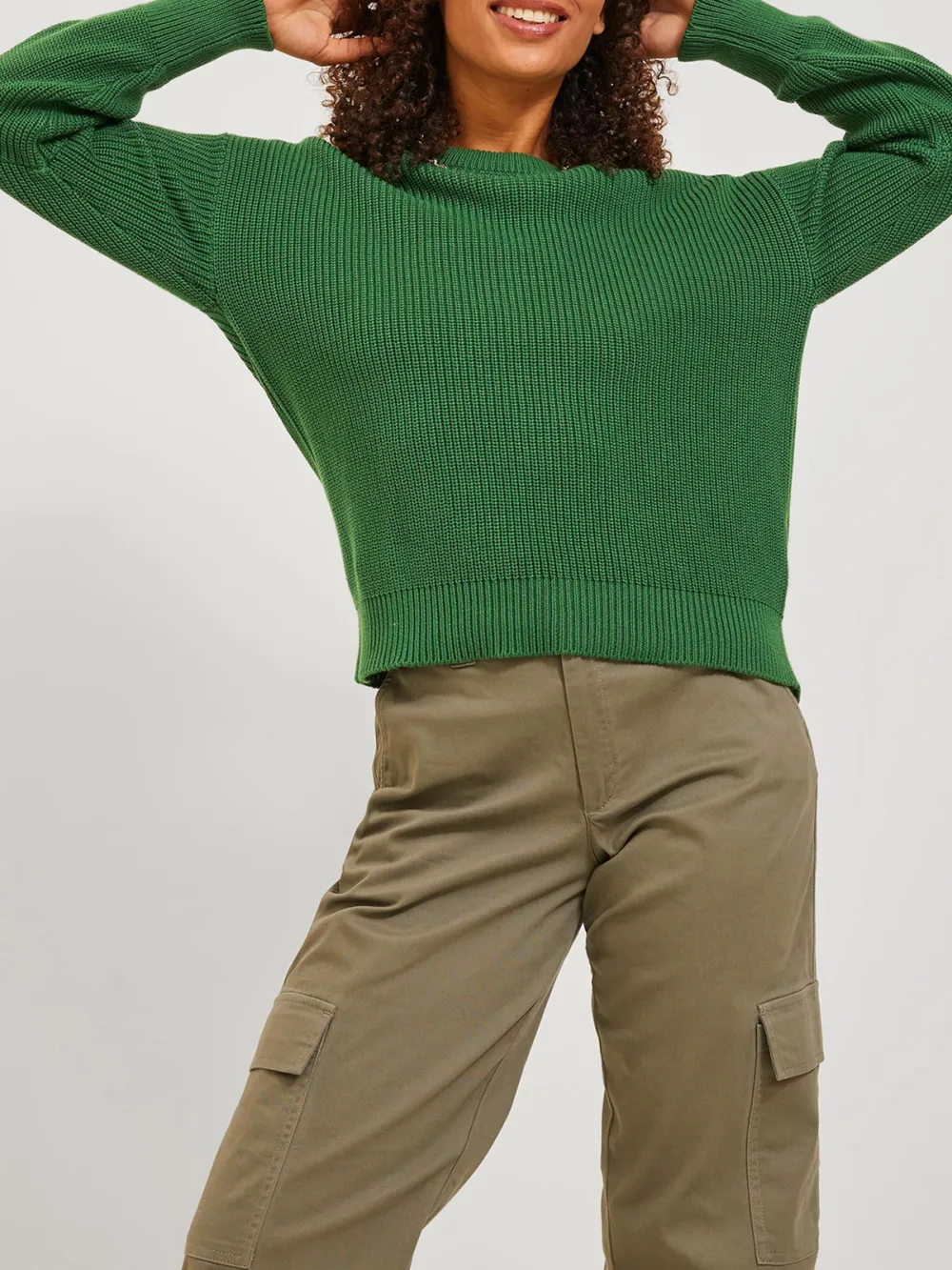 Plain Colored Casual Style Sweaters