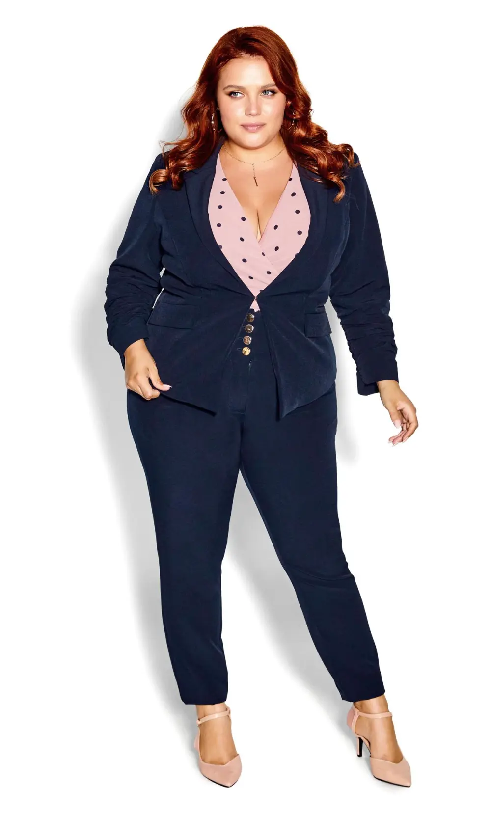 Evans Navy Blue Blazer