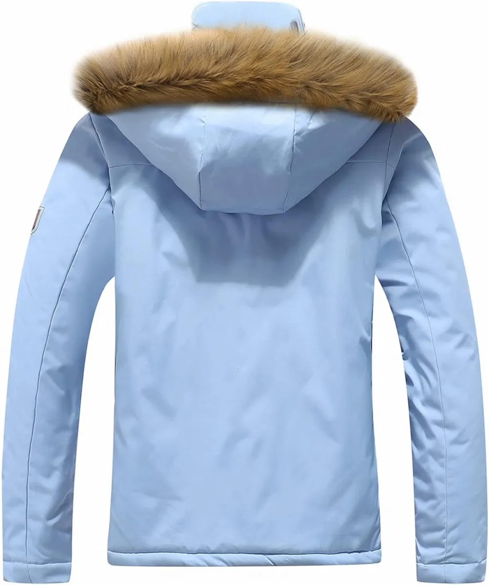 Women's Waterproof Ski Snow Jacket Winter Warm Hooded Snow Coat Mountain Windproof Ski Jacket For Women