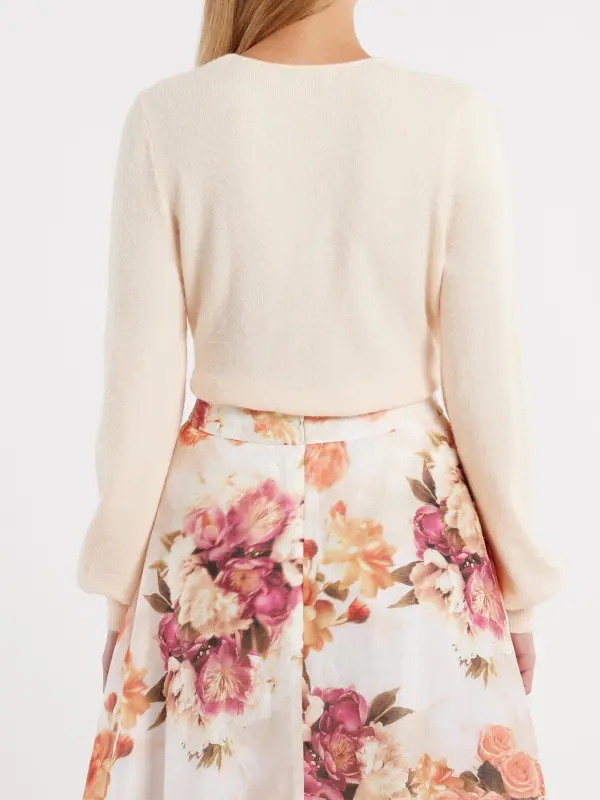 V Neck Long Sleeve Jumper