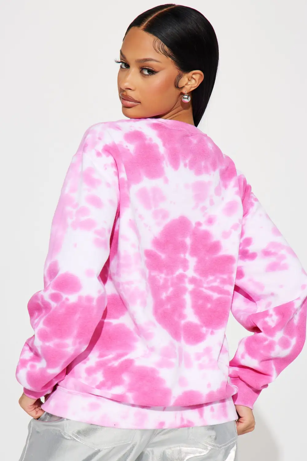 Strawberry Shortcake Tie-Dye Sweatshirt - Pink/combo