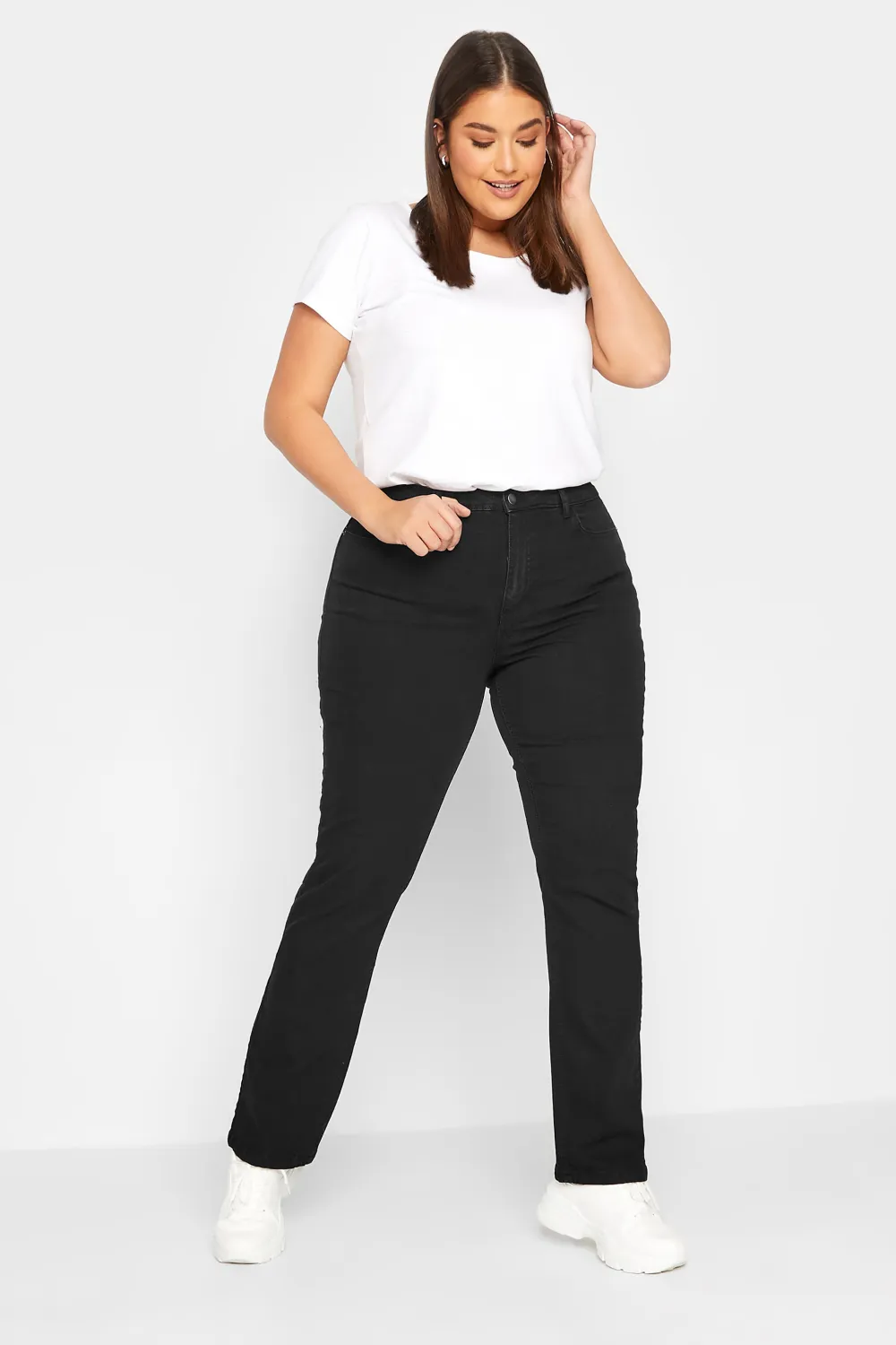 LTS Tall Black MIA Stretch Slim Leg Jeans