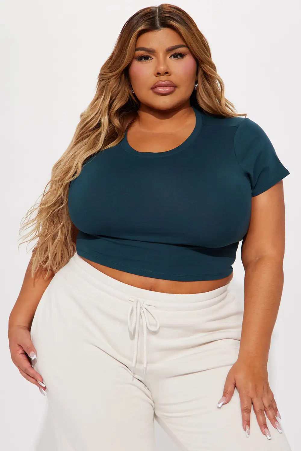 Robin Crop Top - Teal