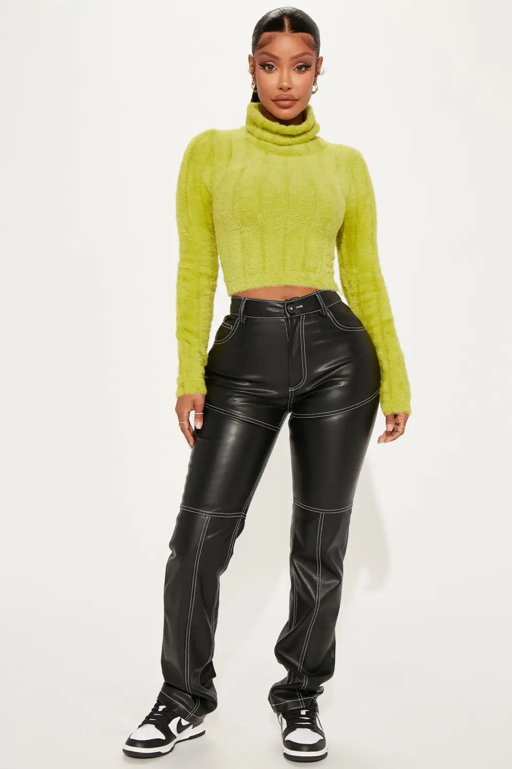 Sadie Super Soft Turtleneck Sweater - Green