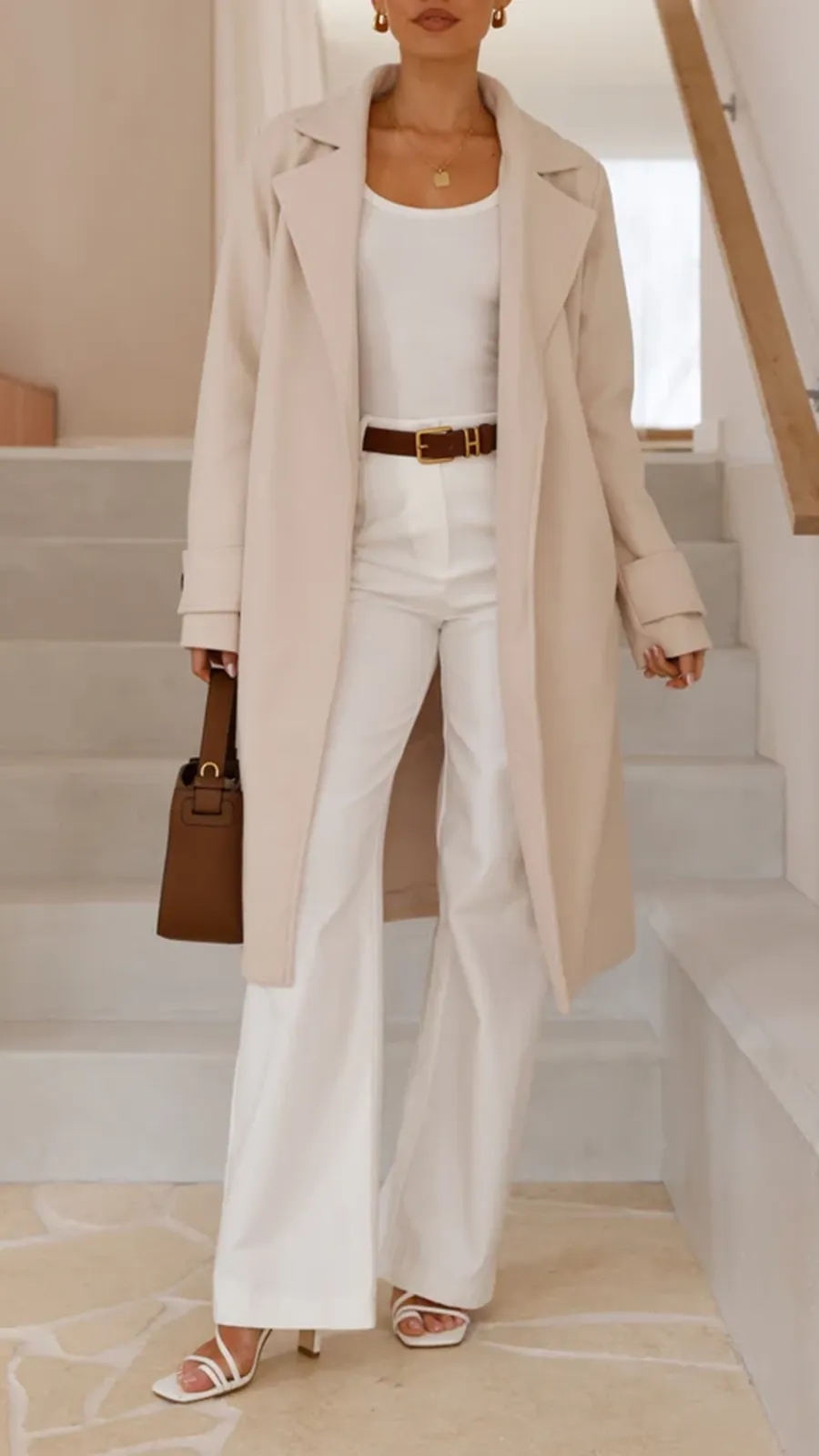 Padded Casual Long Jacket