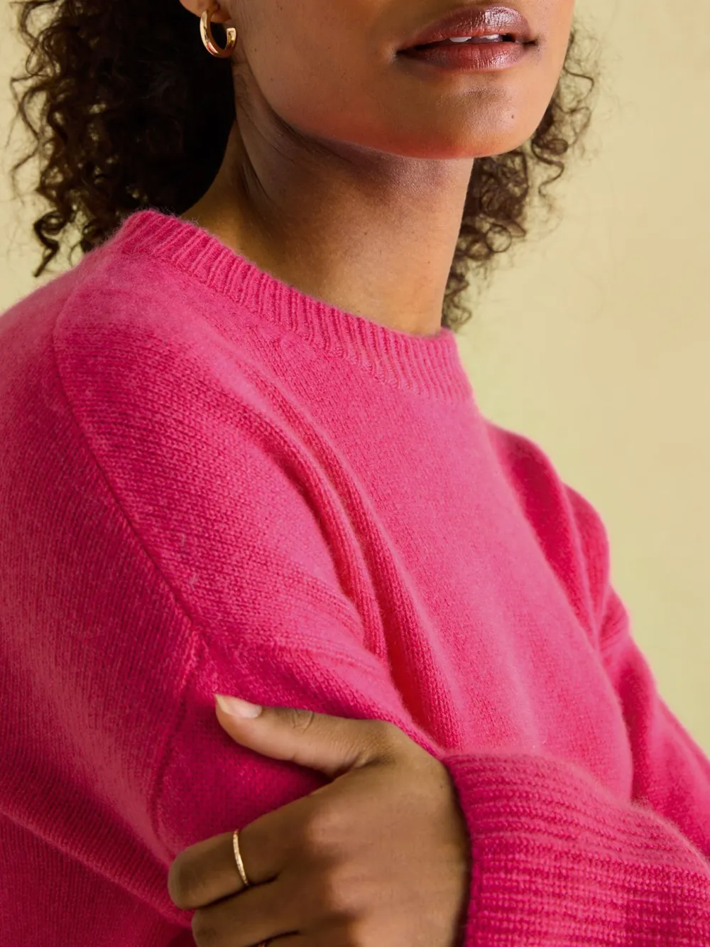 Red 100% Cashmere Jumper