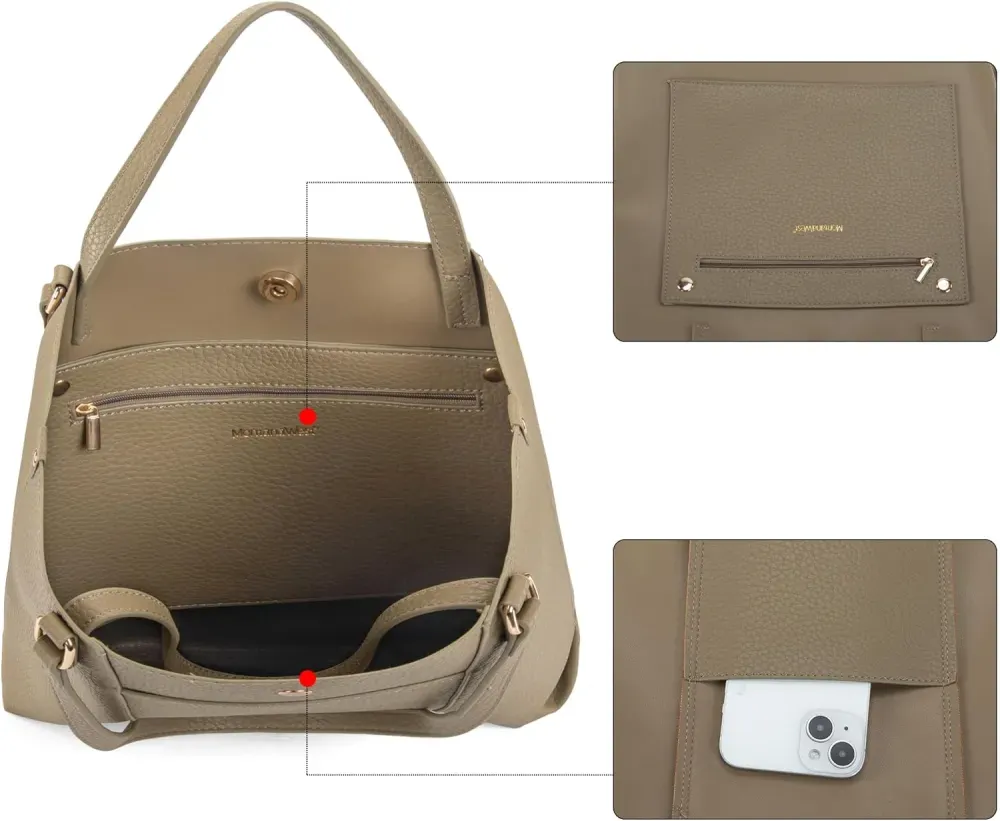 Montana West Tote Bag for Women Purses and Handbags Top Handle Satchel Purse Large Shoulder Handbag Christmas Gift MWC-C021GGN