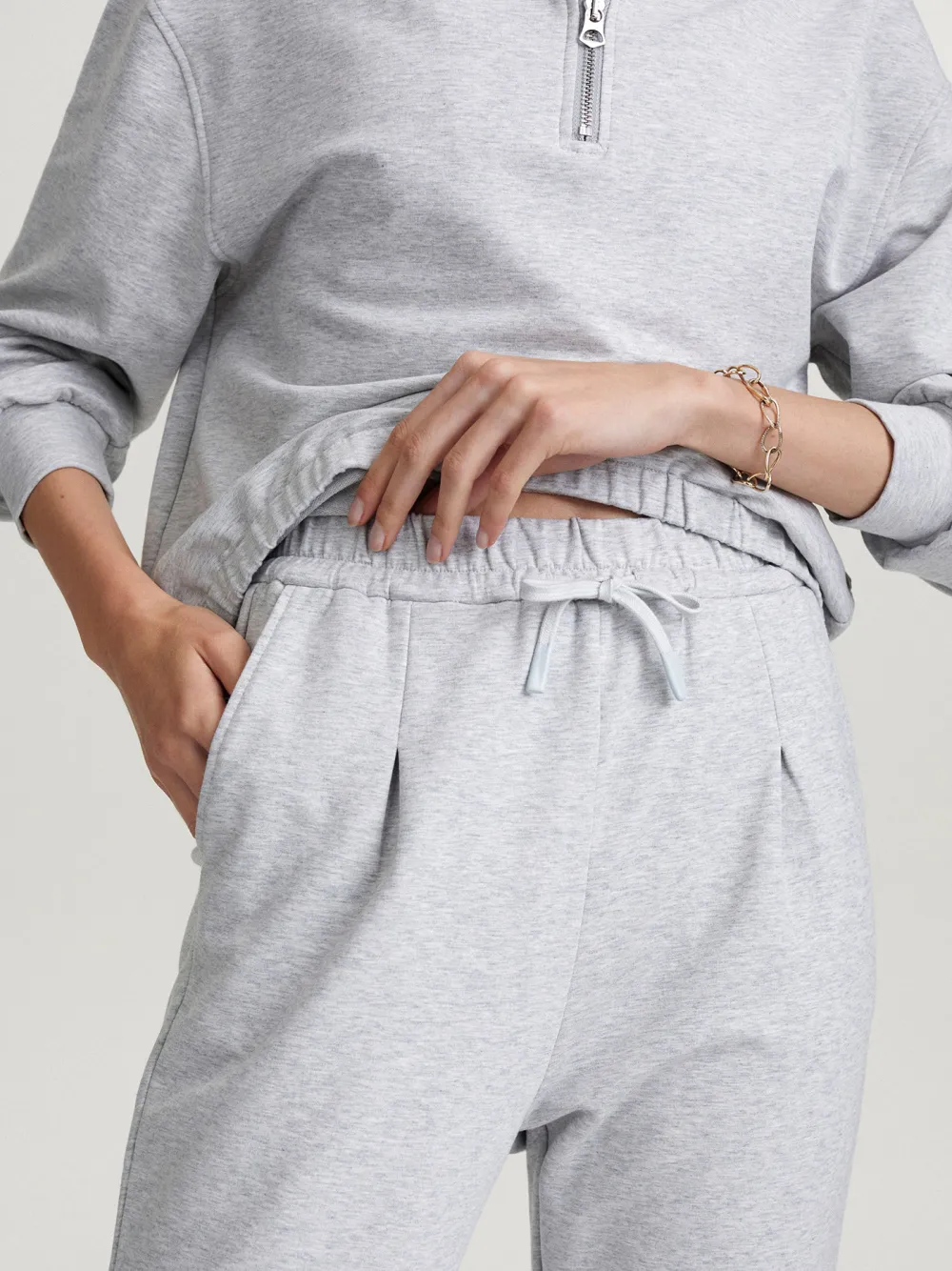 Casual Solid Stretch Jogger