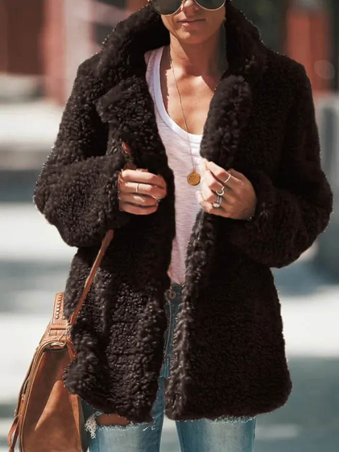 Causal Long Sleeve Vintage Shawl Coats