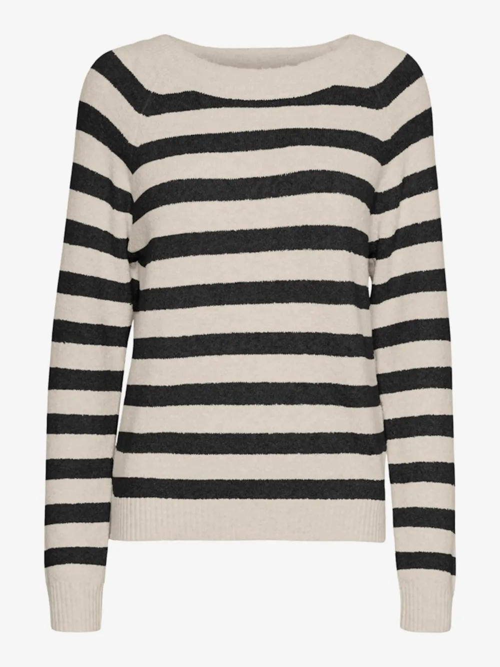 Striped Crew Neck Long Sleeve Sweaters