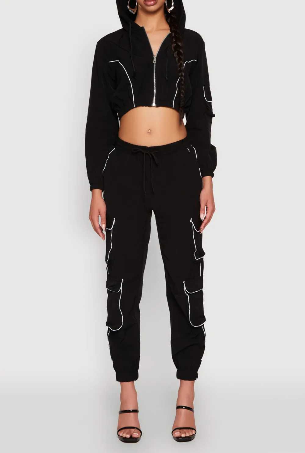 Sports Style Hooded Jacket