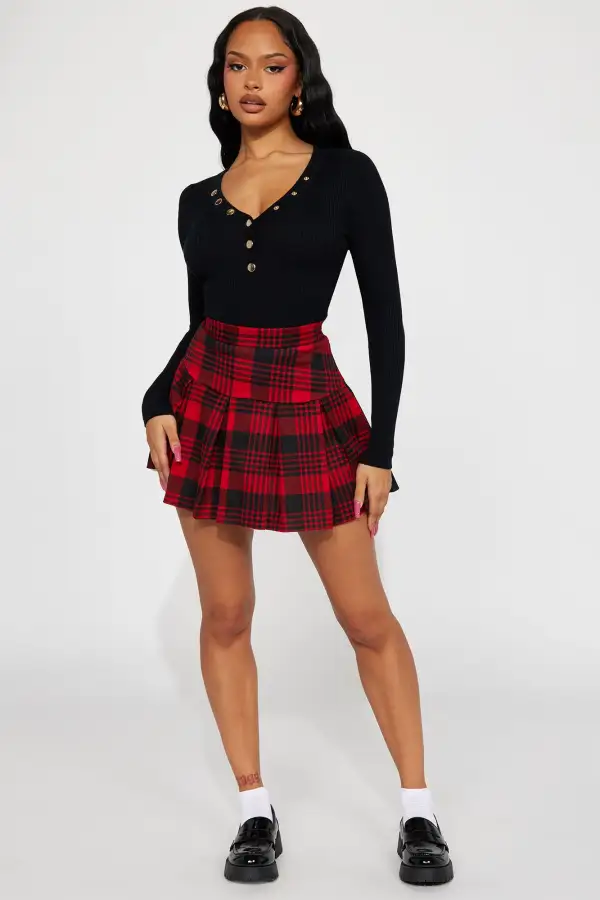 Easton Sweater Top - Black