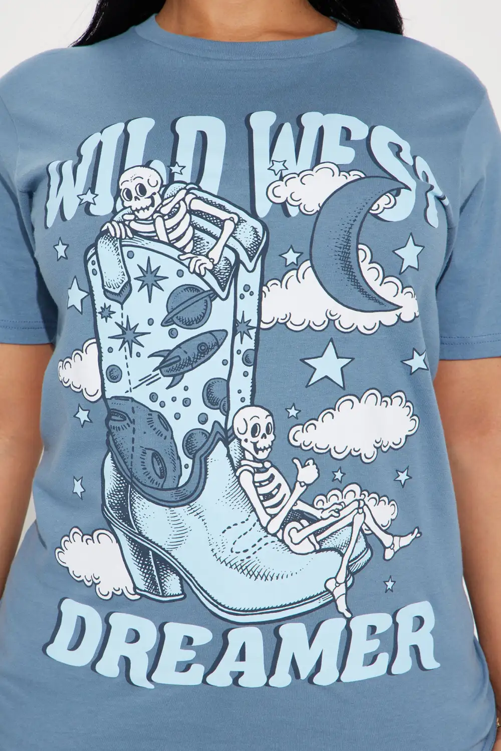 Wild West Graphic Tee - Blue