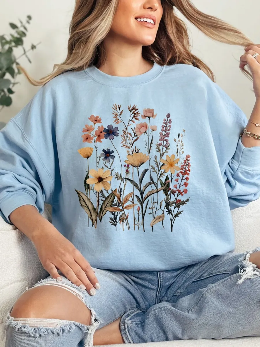Vintage Wildflower Sweatshirt