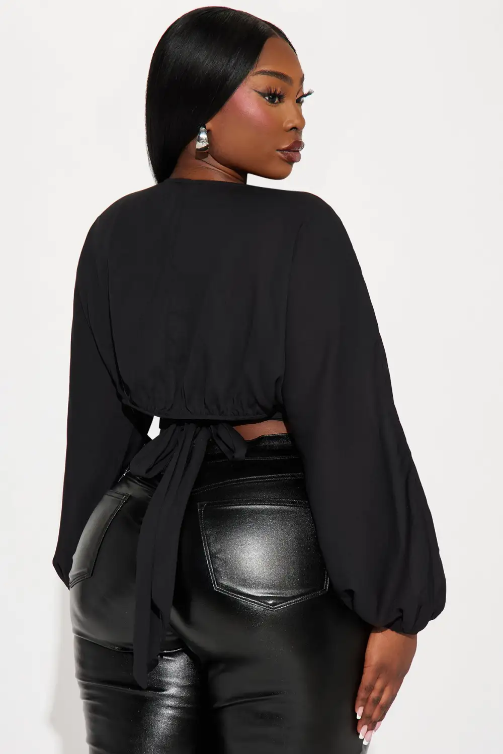 Mila Blouse Top - Black