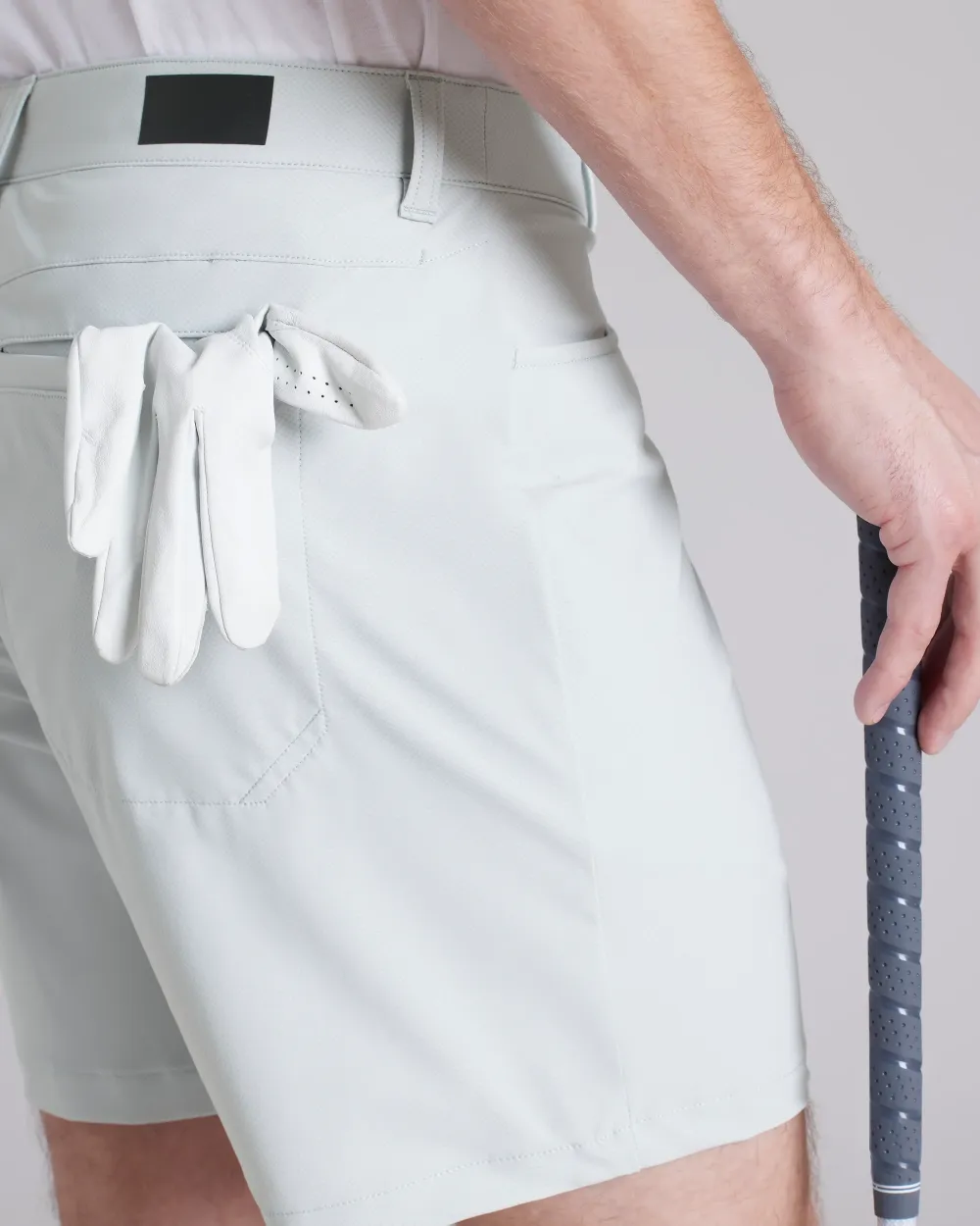 Gray Slim - Fit Men's Shorts