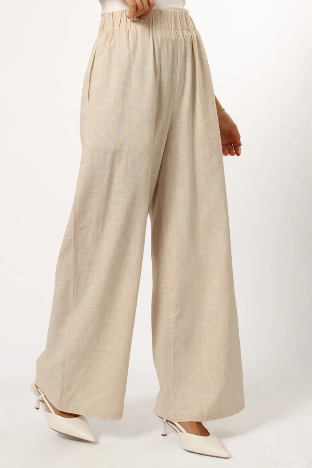 COTTON AND LINEN DAILY PANT