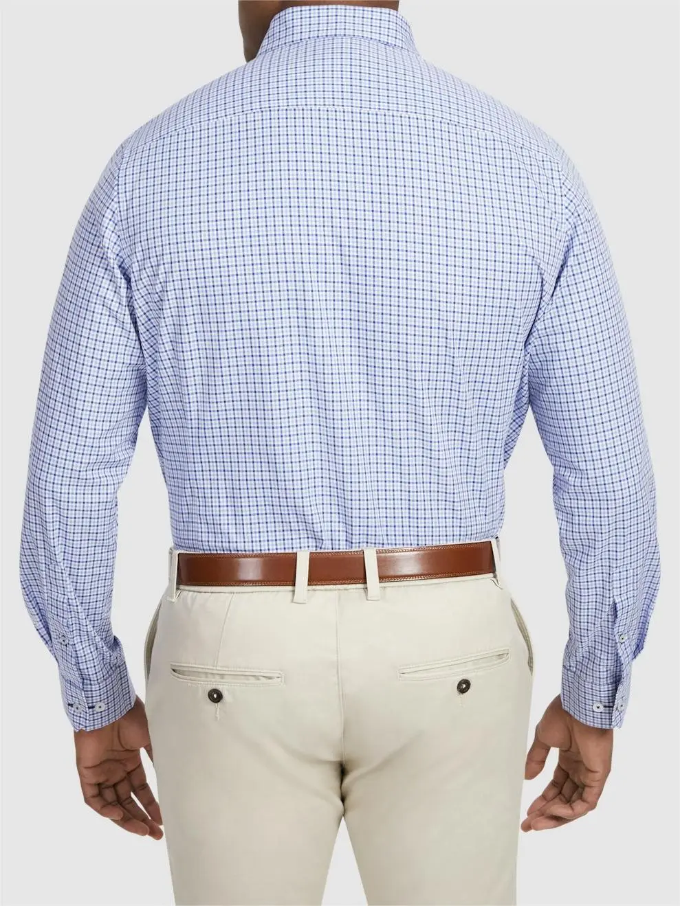 BLUE CHECK LONG SLEEVE SHIRT