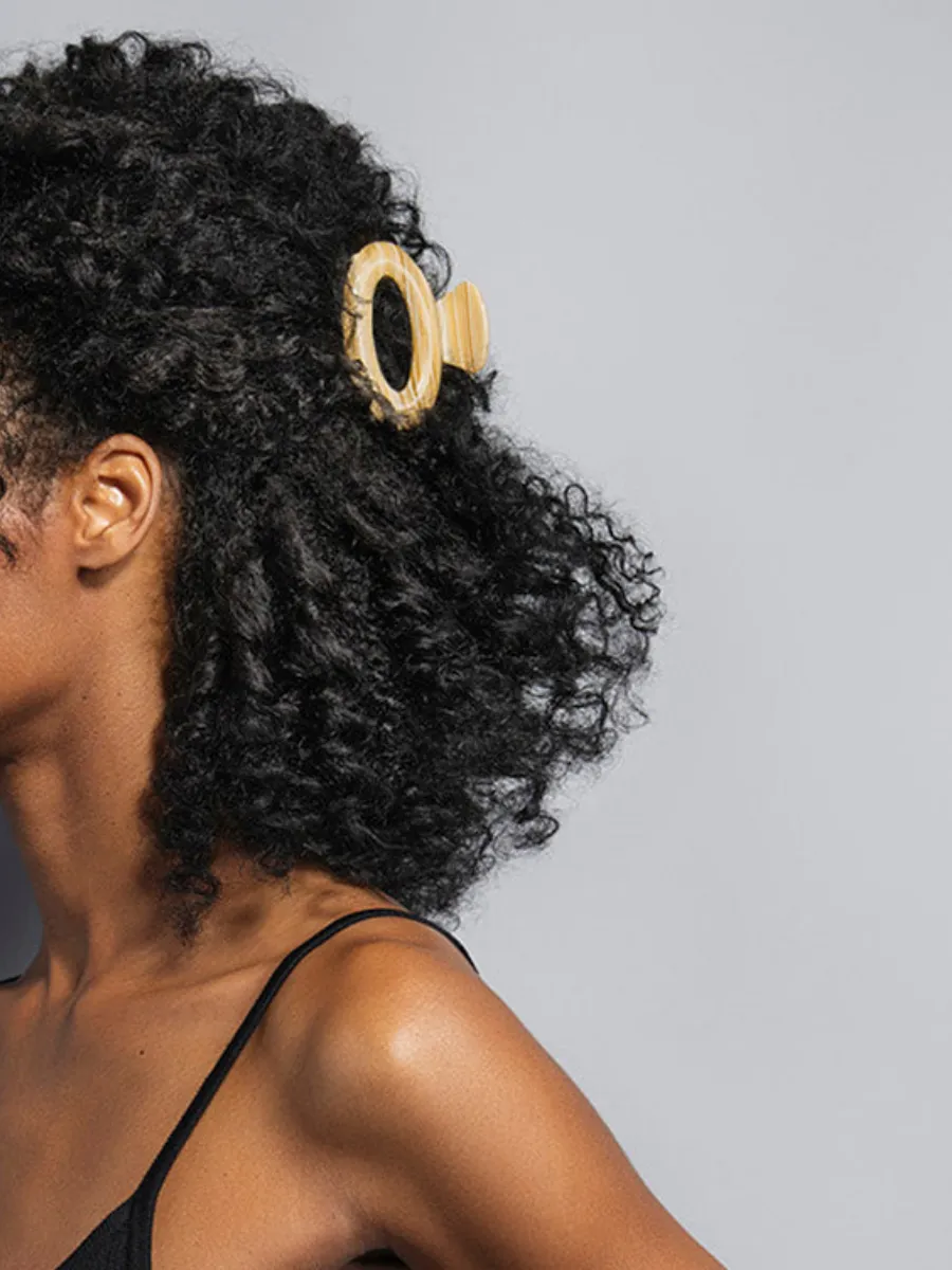 Elegant Marble Hair Claw