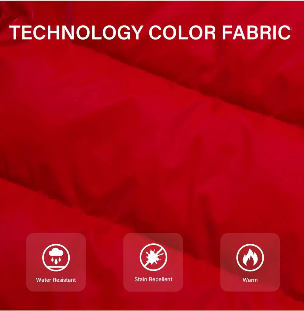 Womens Lightweight Puffer Jacket, Winter Coats for Women Warm Quilted Bubble Padded Hood Coat with Faux Fur Collar