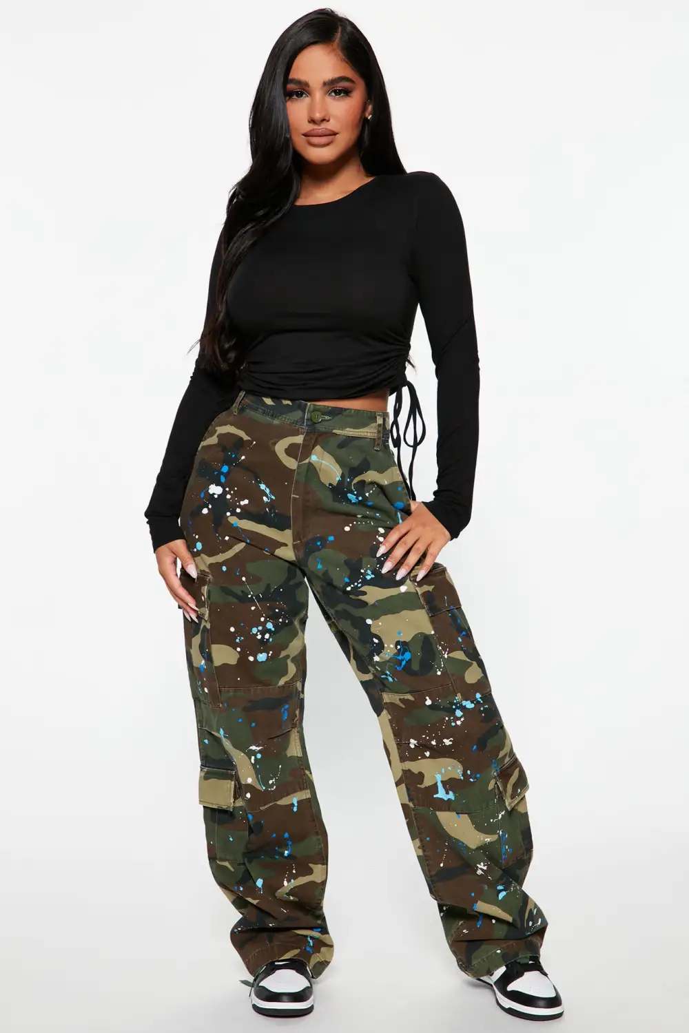 Sabrina Long Sleeve Top - Black