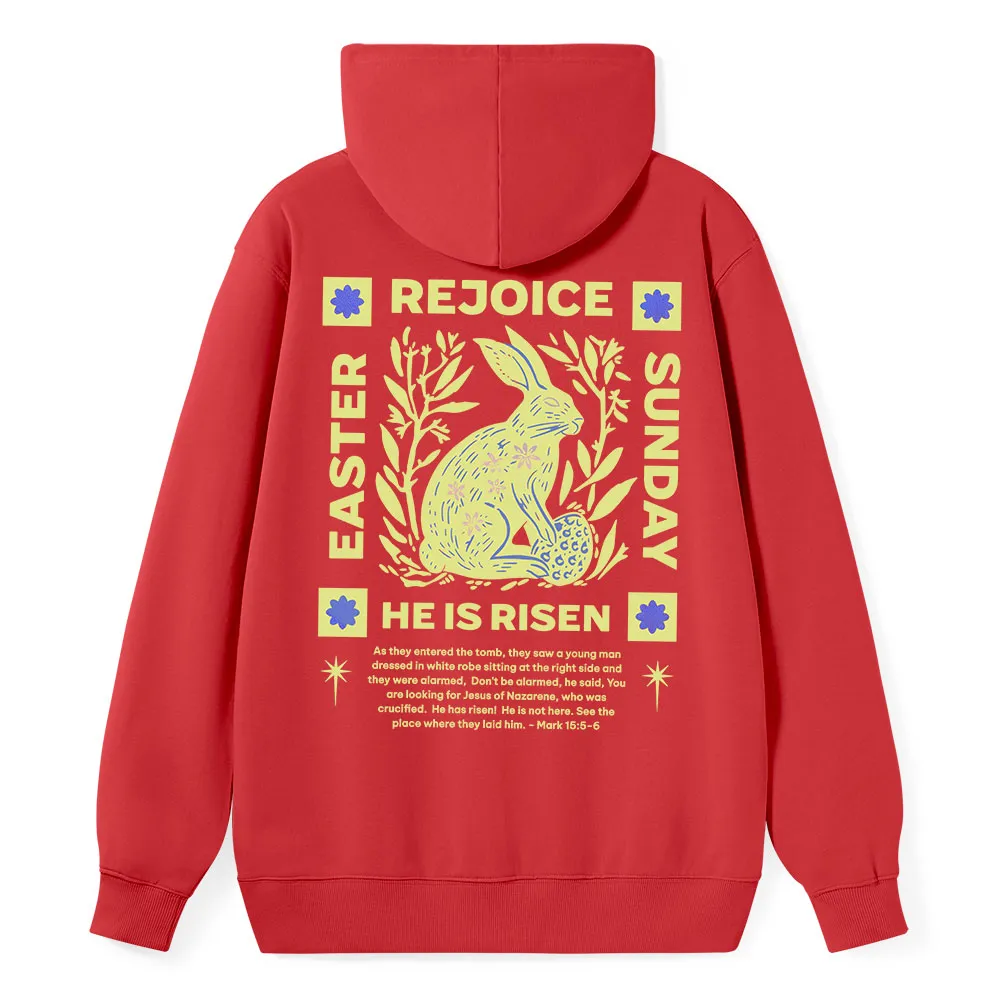 He Is Risen Classic Christian Hoodie