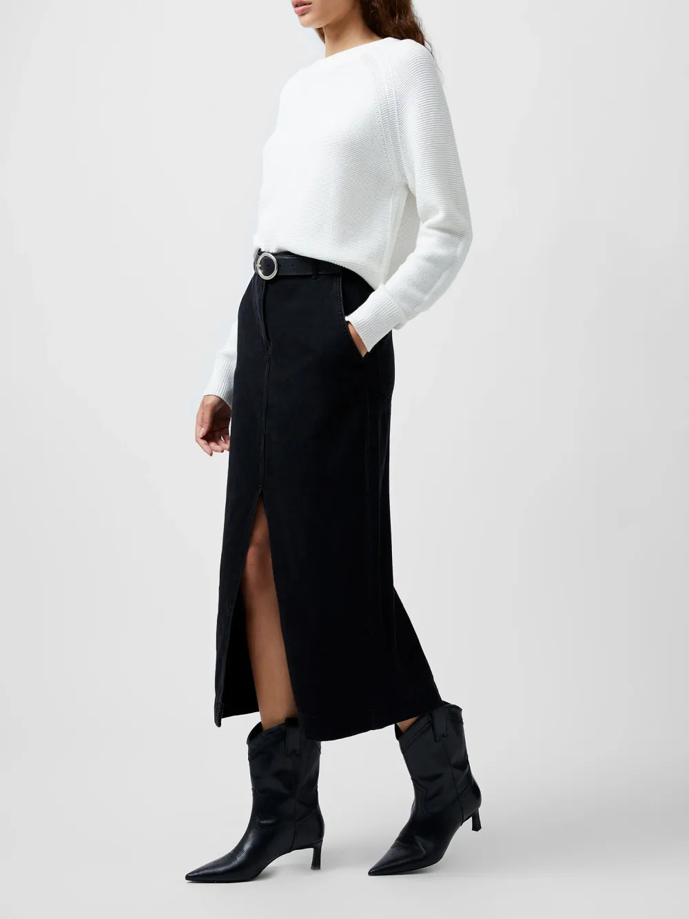 Simple Solid Color Crew Neck Sweater