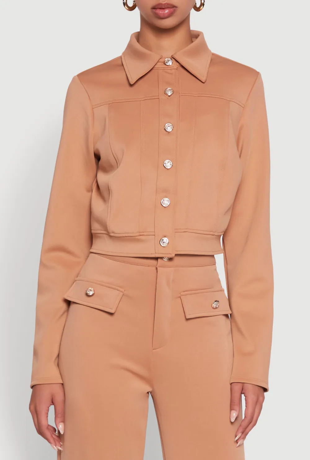 Short Shirt Collar Jacket