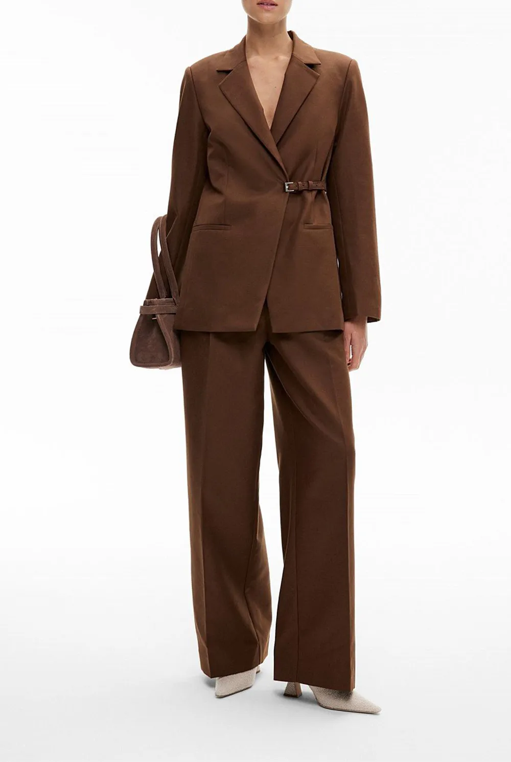 Classic Waist-Cinching Women's Blazer