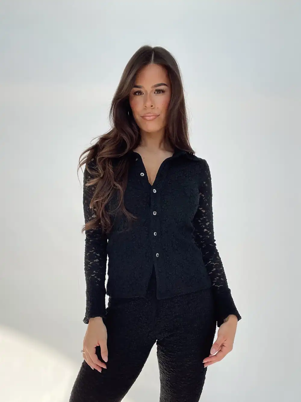 Floral Lace Long Sleeve Top